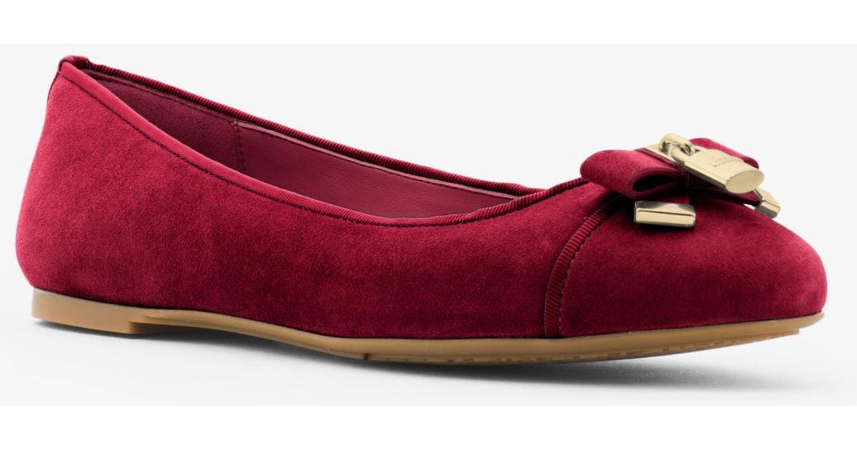 Michael Kors Alice Suede Ballet Flat in 