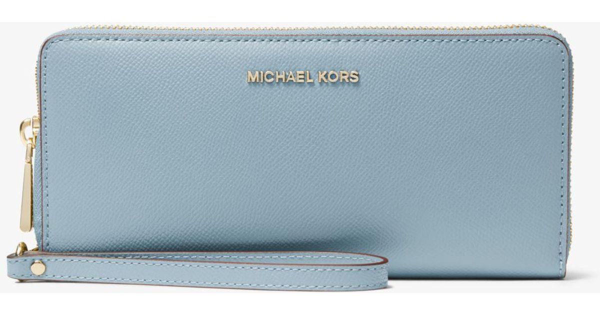 michael kors powder blue wallet