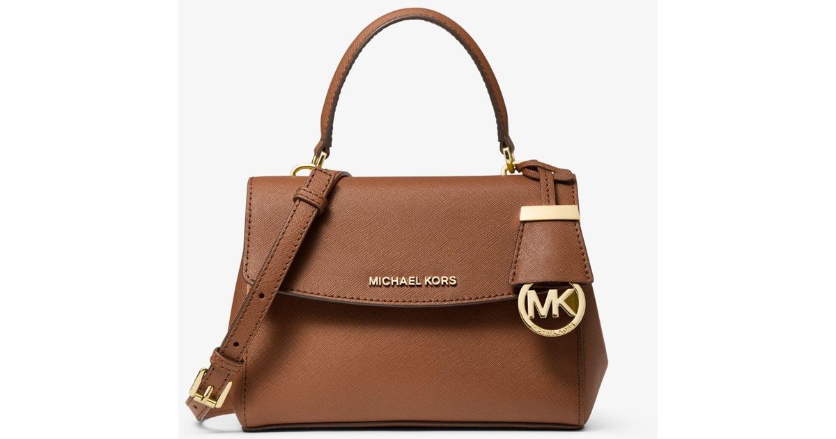 ava small saffiano leather crossbody