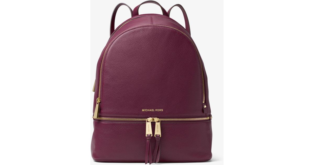 michael kors purple backpack