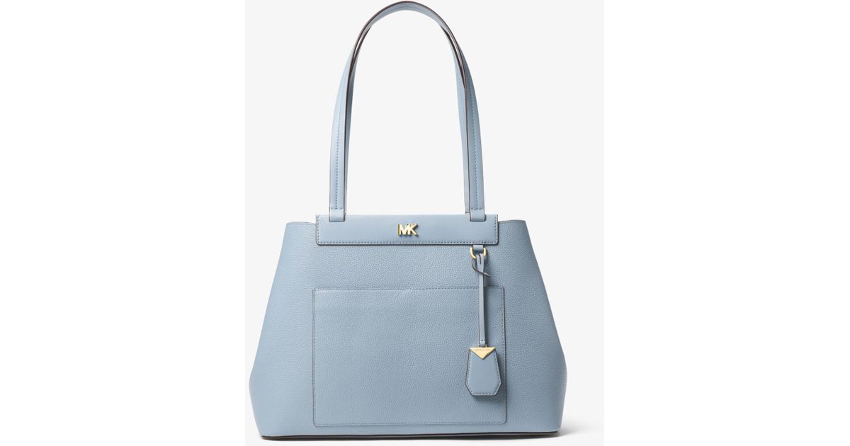 michael kors meredith medium pebbled leather tote