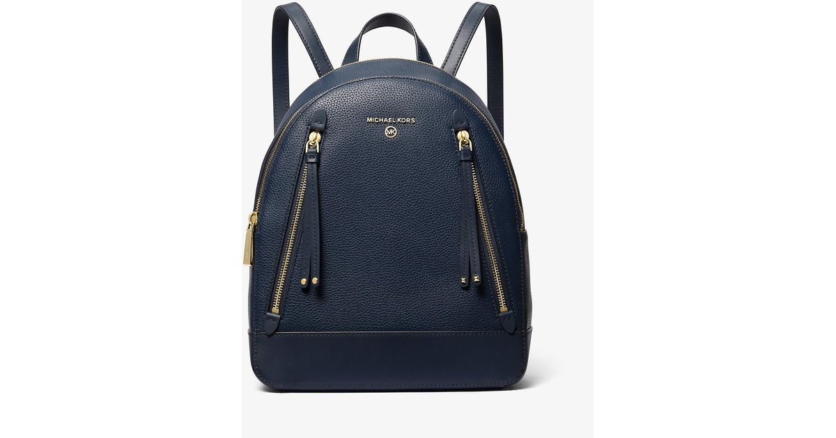 MICHAEL Michael Kors Mk Brooklyn Medium Pebbled Leather 