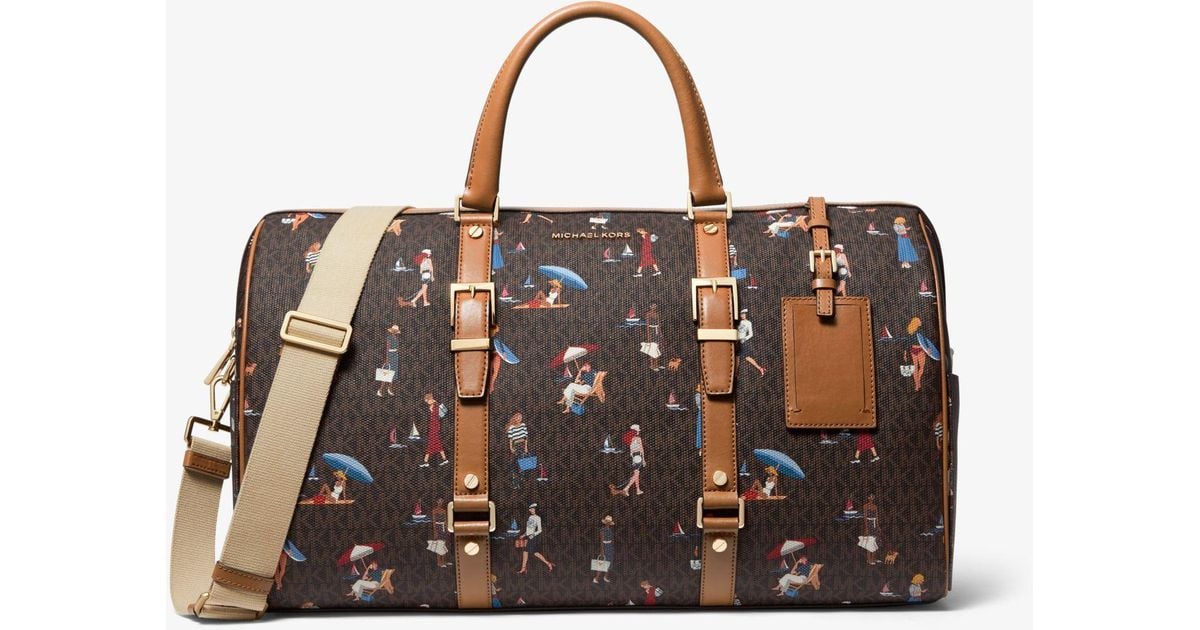 Michael Kors Bedford Travel Extralarge Jet Set Girls Weekender Bag in