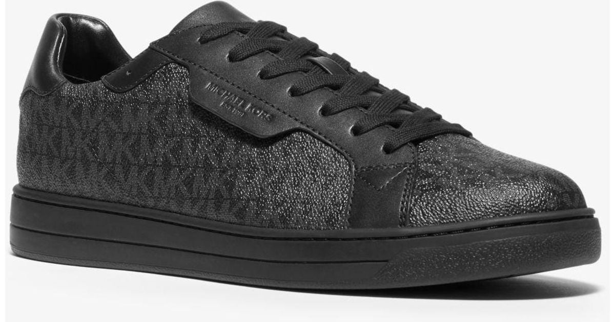 michael kors keating leather sneaker