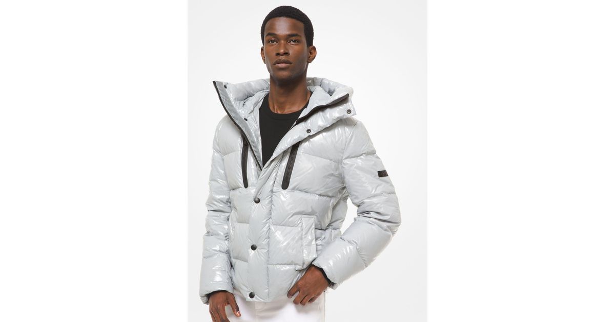 michael kors parka mens yellow