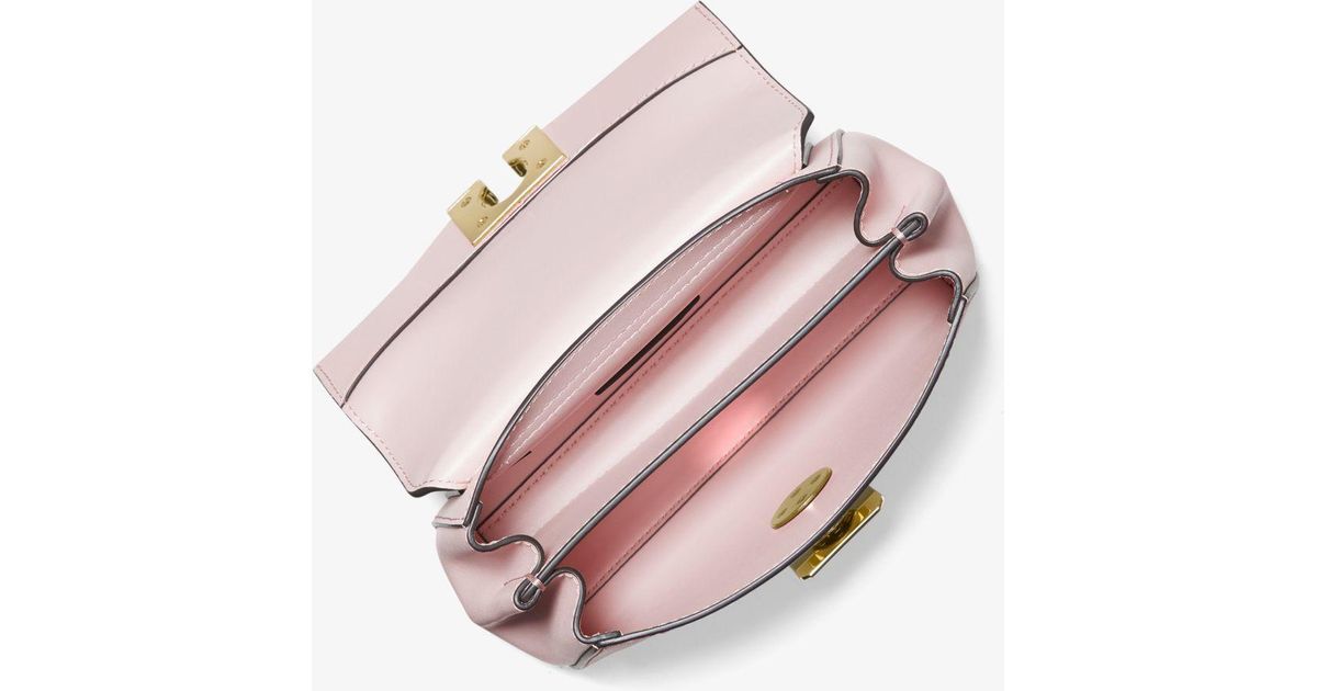 Michael Kors Lita Small Leather Crossbody Bag Lyst