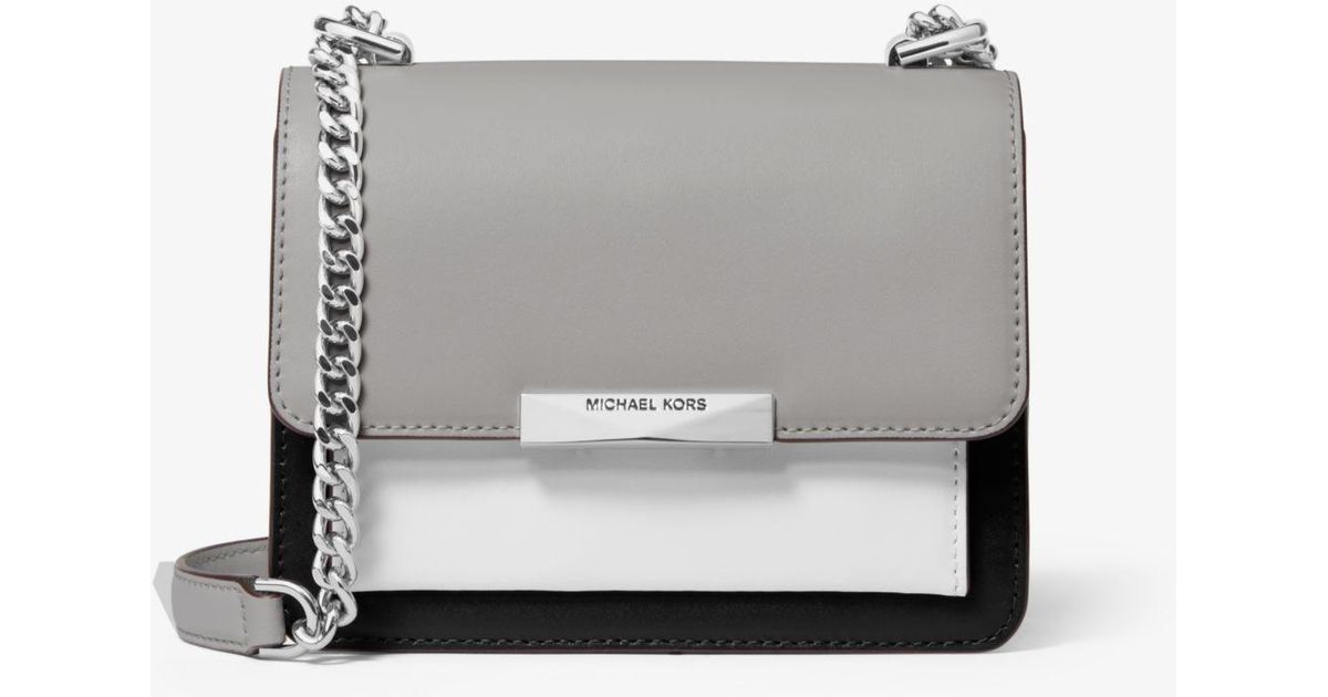 Michael Kors Jade Extrasmall Tricolor Leather Crossbody Bag Lyst UK