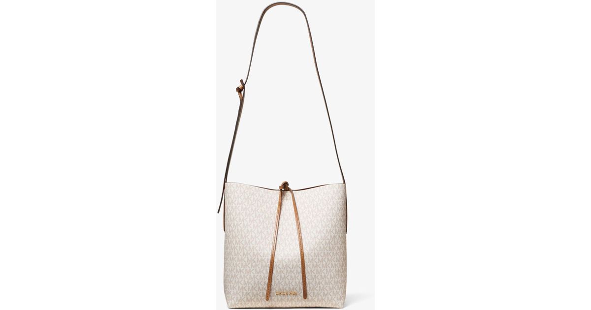 junie large logo messenger bag