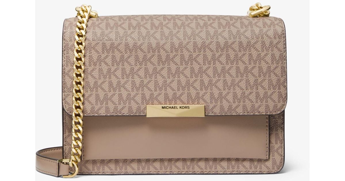 Michael Kors Jade Extrasmall Tricolor Leather Crossbody Bag Lyst