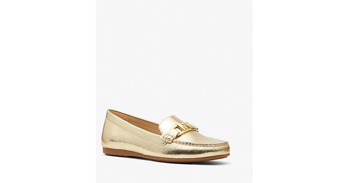 Michael kors leather moccasin online