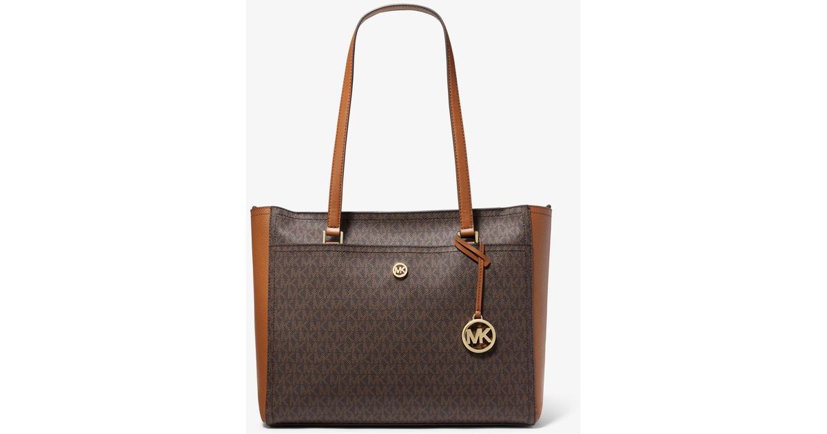Michael Kors Maisie Large Logo 3-in-1 Tote Bag in Brown | Lyst Canada