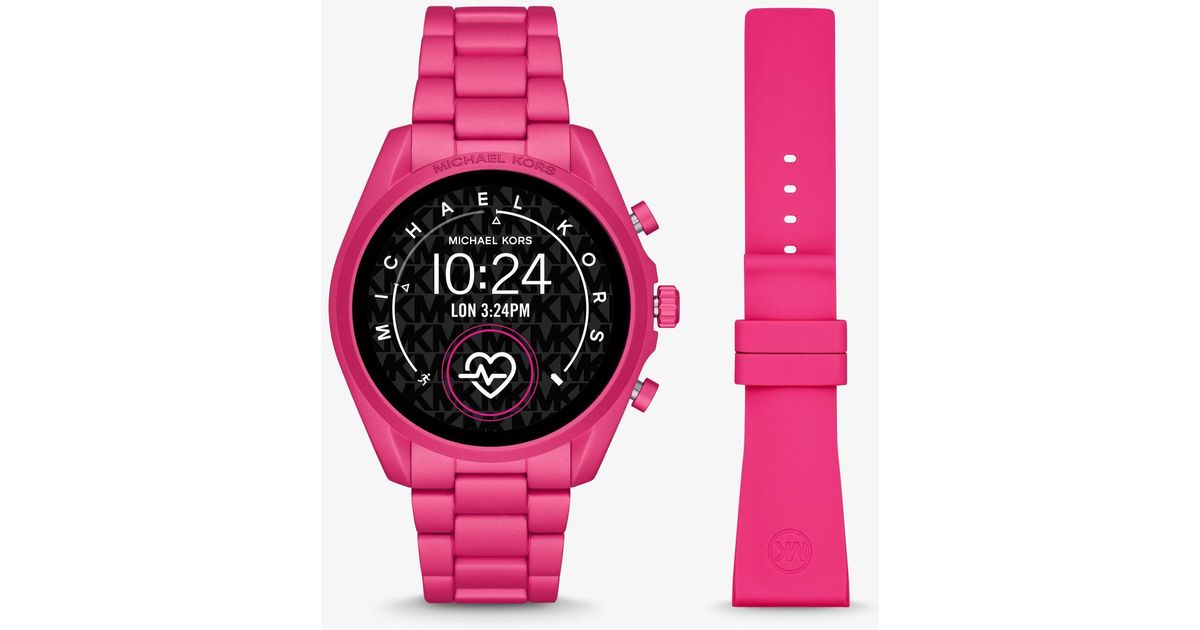 Reloj inteligente Bradshaw Gen 5 de aluminio en tono rosa Michael Kors de  color Rosa | Lyst