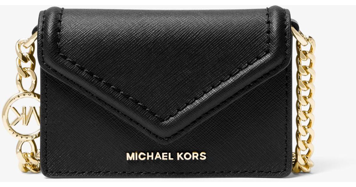 MICHAEL Michael Kors Jet Set Small Saffiano Leather Envelope Crossbody