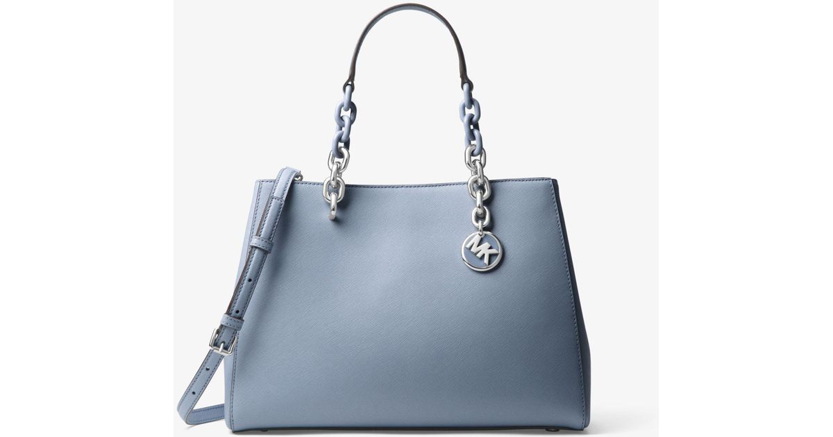 michael kors cynthia medium saffiano leather satchel