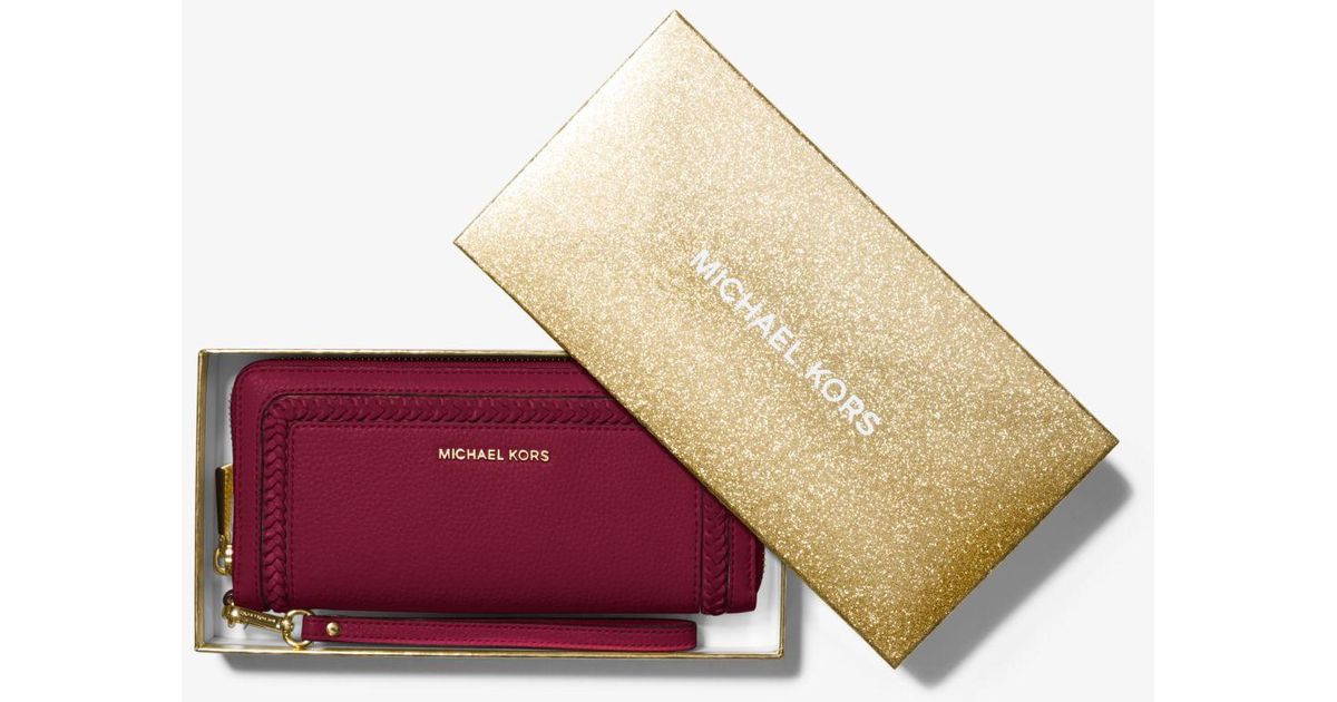lexington large logo continental wristlet