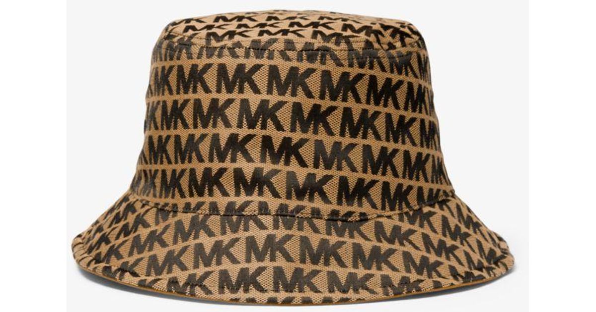 Michael Kors Reversible Logo Bucket Hat in Brown | Lyst