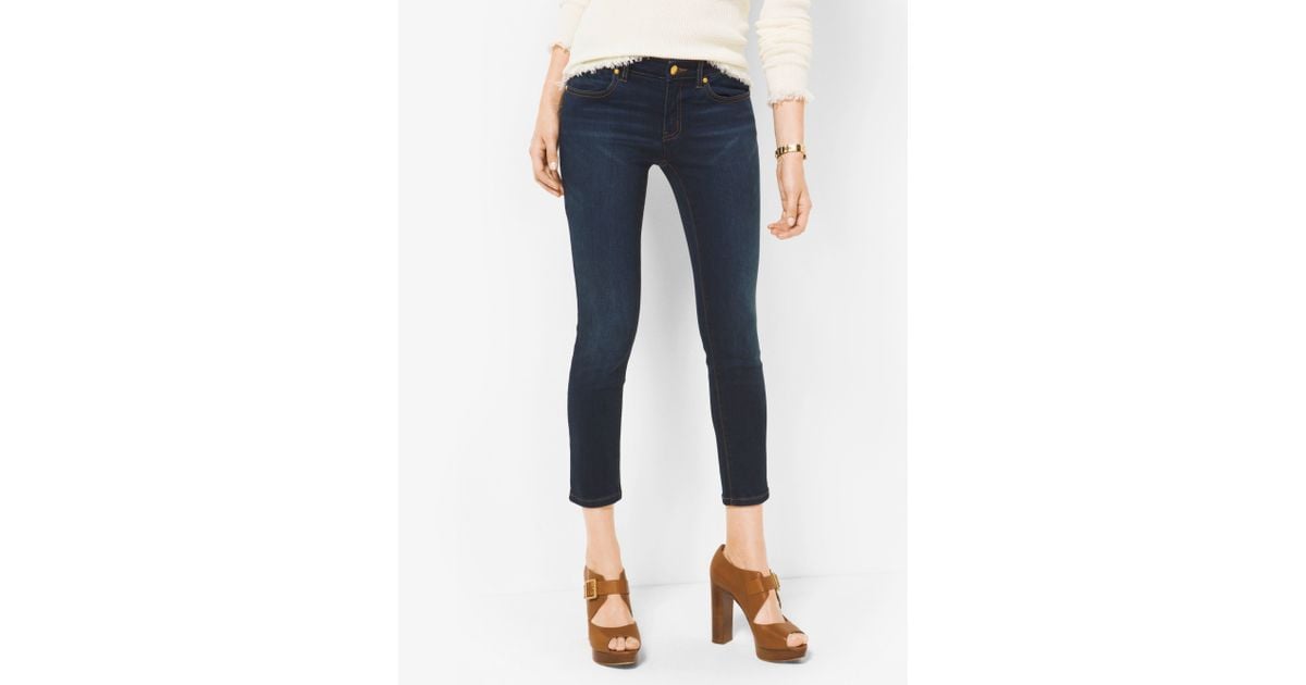 michael kors izzy cropped skinny jeans