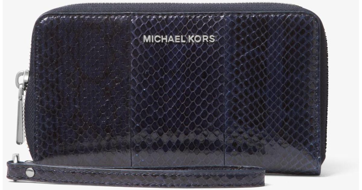 Michael Kors Leather Snakeskin 
