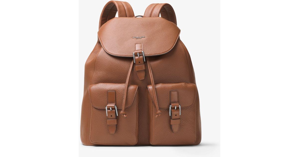 michael kors bryant leather backpack