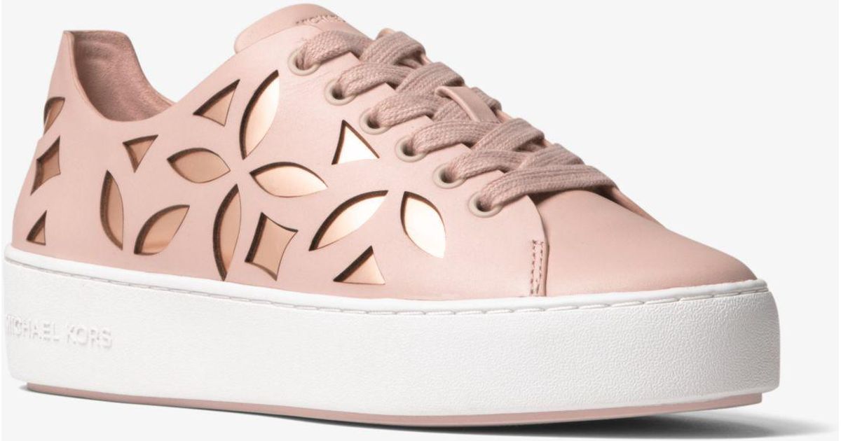 mimi perforated leather sneaker
