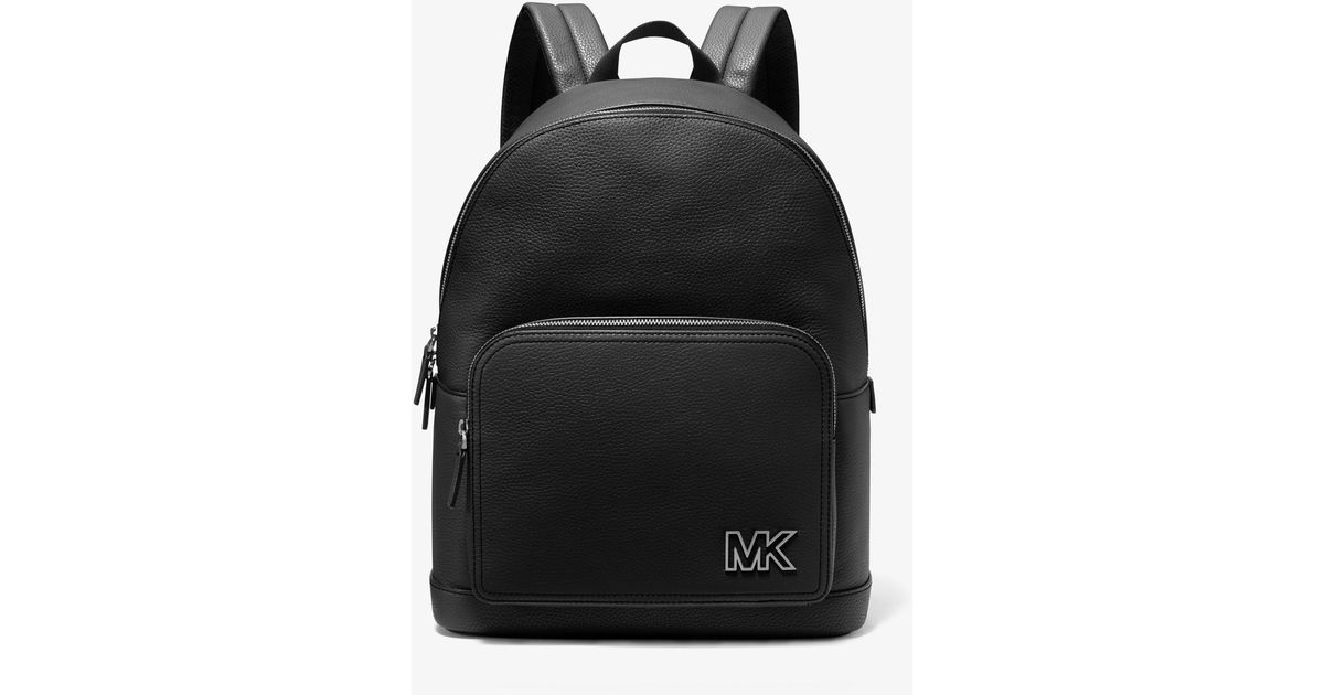 Michael Kors Cooper Pebbled Leather Backpack in Black for Men Lyst Canada