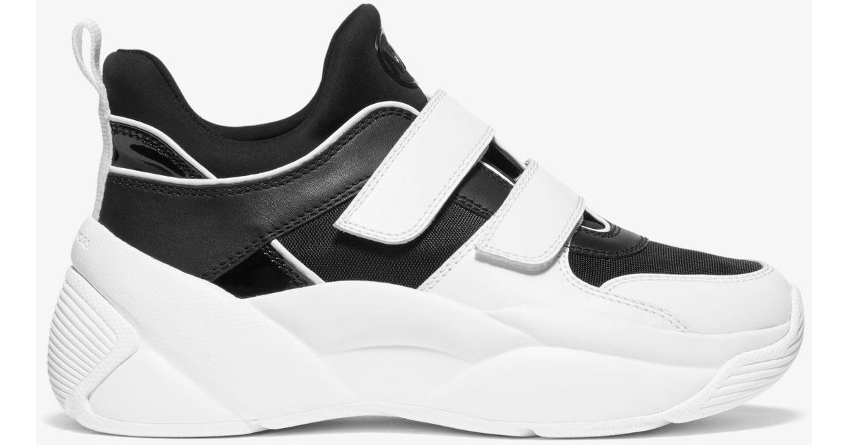 keeley canvas and leather trainer