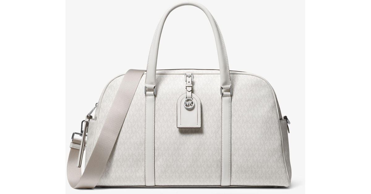 Michael Kors Heritage Extra large Logo Weekender Bag Lyst