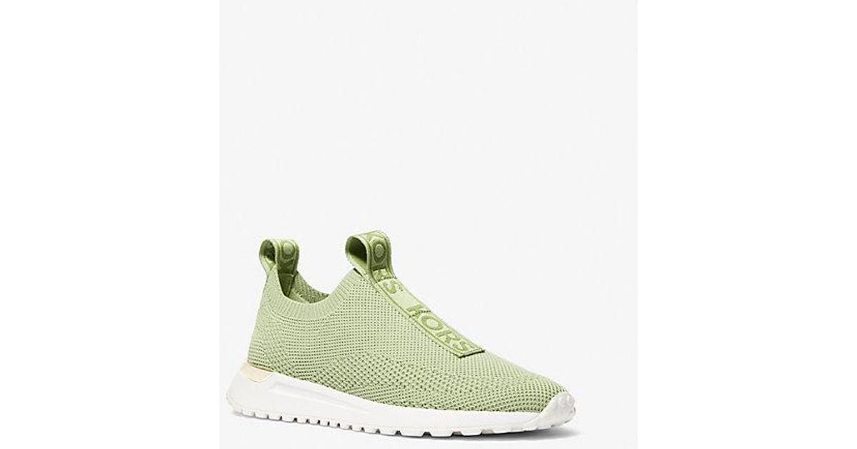 Michael Kors Mk Bodie Knit Slip On Trainers in Green Lyst UK