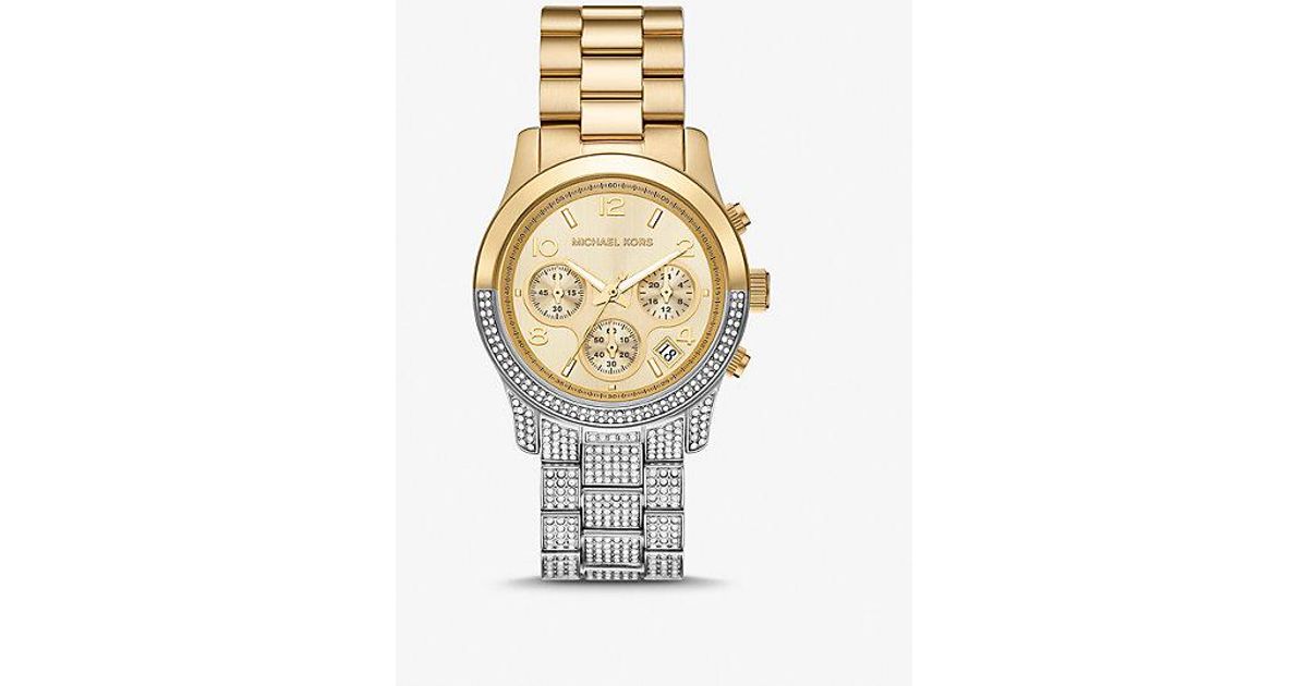 Mk pave outlet watch