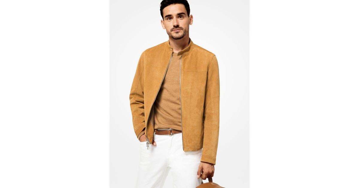 michael kors racing jacket