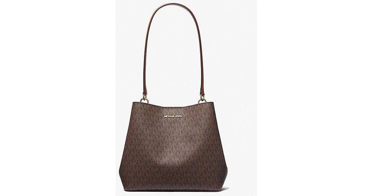 Michael Kors Large Pratt Shoulder Zip Tote Bag