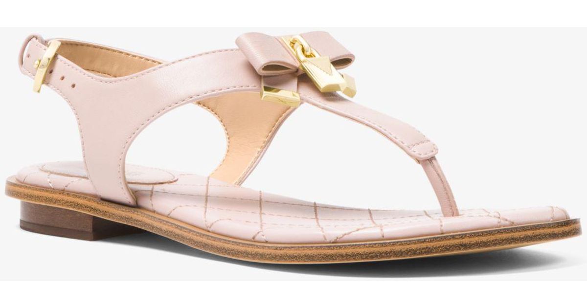 michael kors soft pink sandals