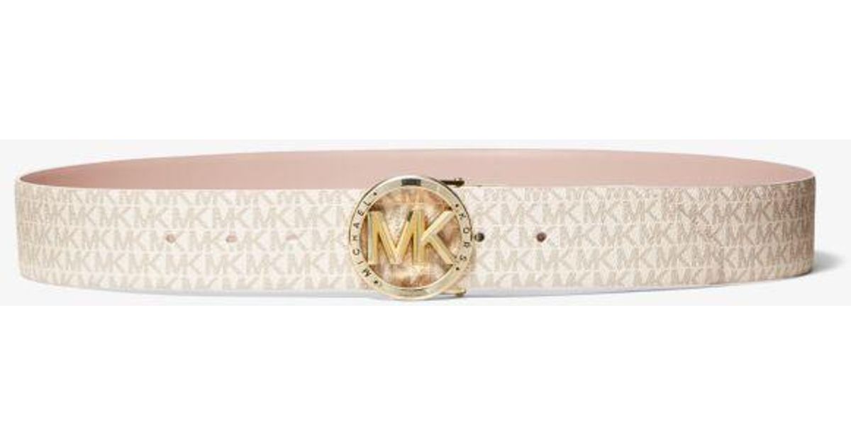 Michael kors 2024 belt womens white