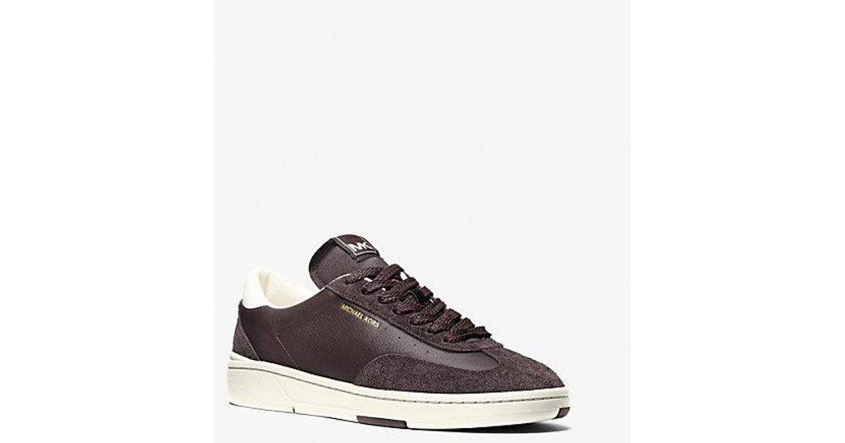 スニーカー Michael Kors FW24 WILTON LACE UP SNEAKERS (42F4WLFS2L 157) Wilton Leather and Suede Sneaker | Michael Kors [US]