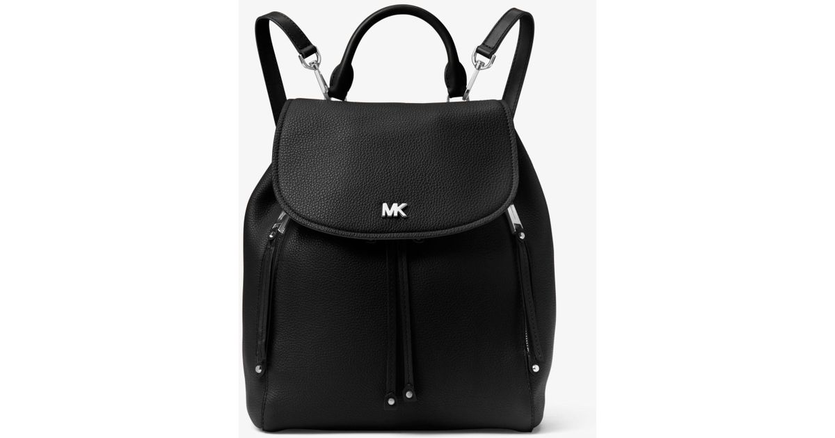 evie medium leather backpack