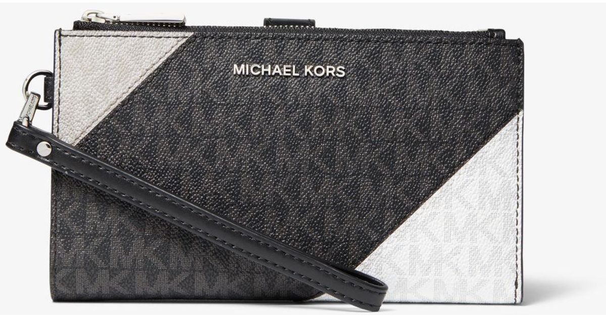 michael kors color block wallet