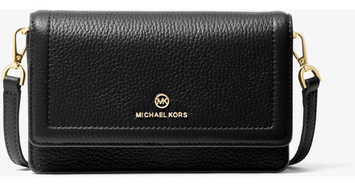 Michael Kors Jet Set Small Pebbled Leather Smartphone Convertible