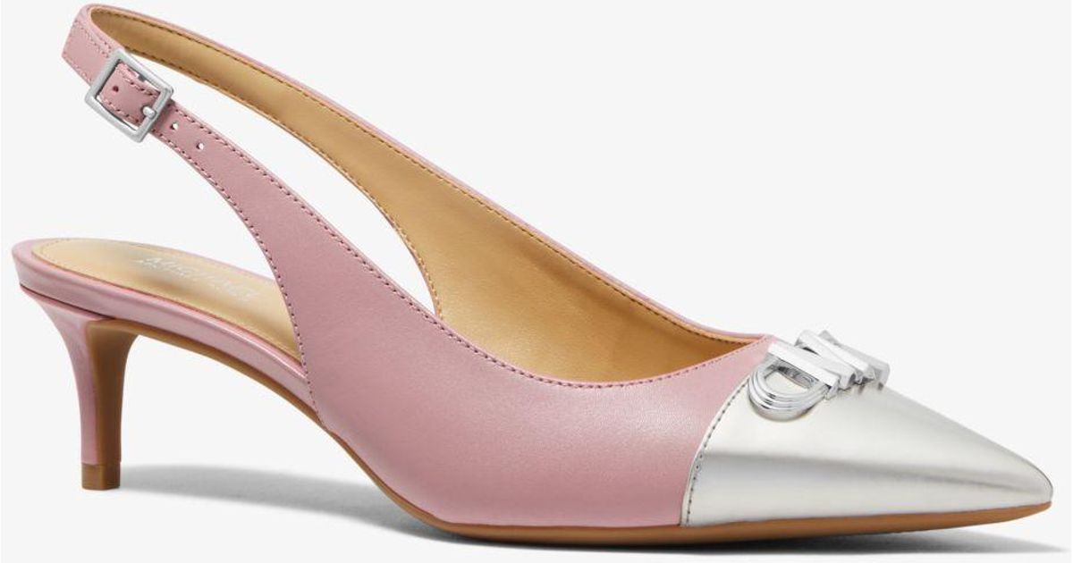 michael kors flex leather pump