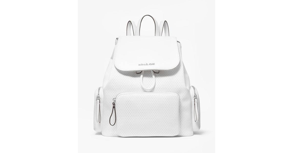 michael michael kors abbey medium perforated backpack