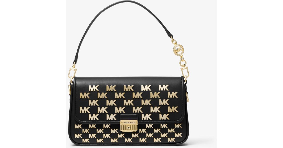 MICHAEL Michael Kors Bradshaw Small Embellished Faux Leather