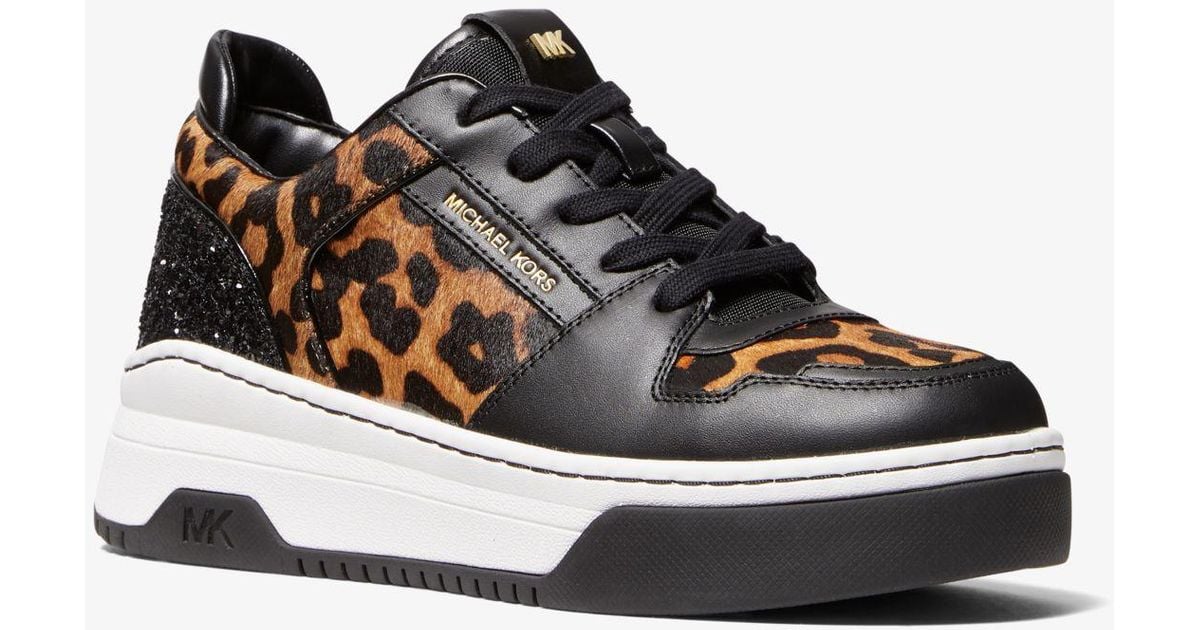 michael kors leopard print sneakers