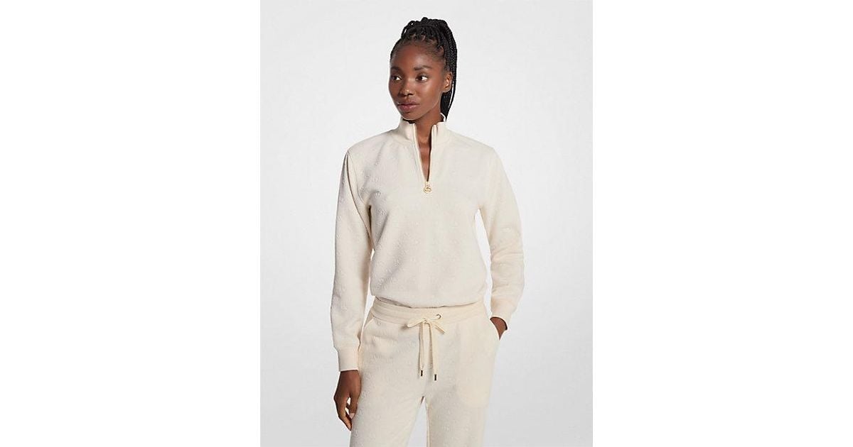 michael kors zip sweater