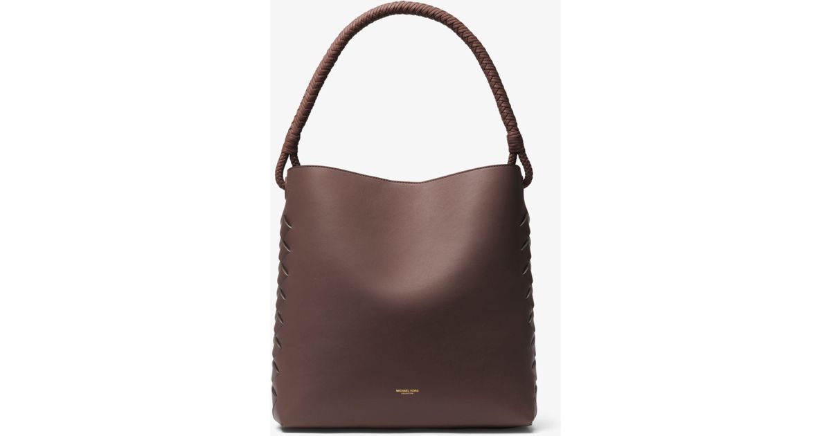 loren leather shoulder bag