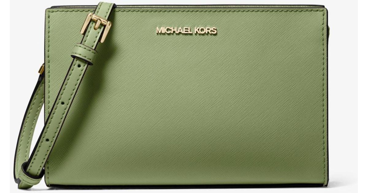 MICHAEL Michael Kors Sheila Small Faux Saffiano Leather Crossbody Bag