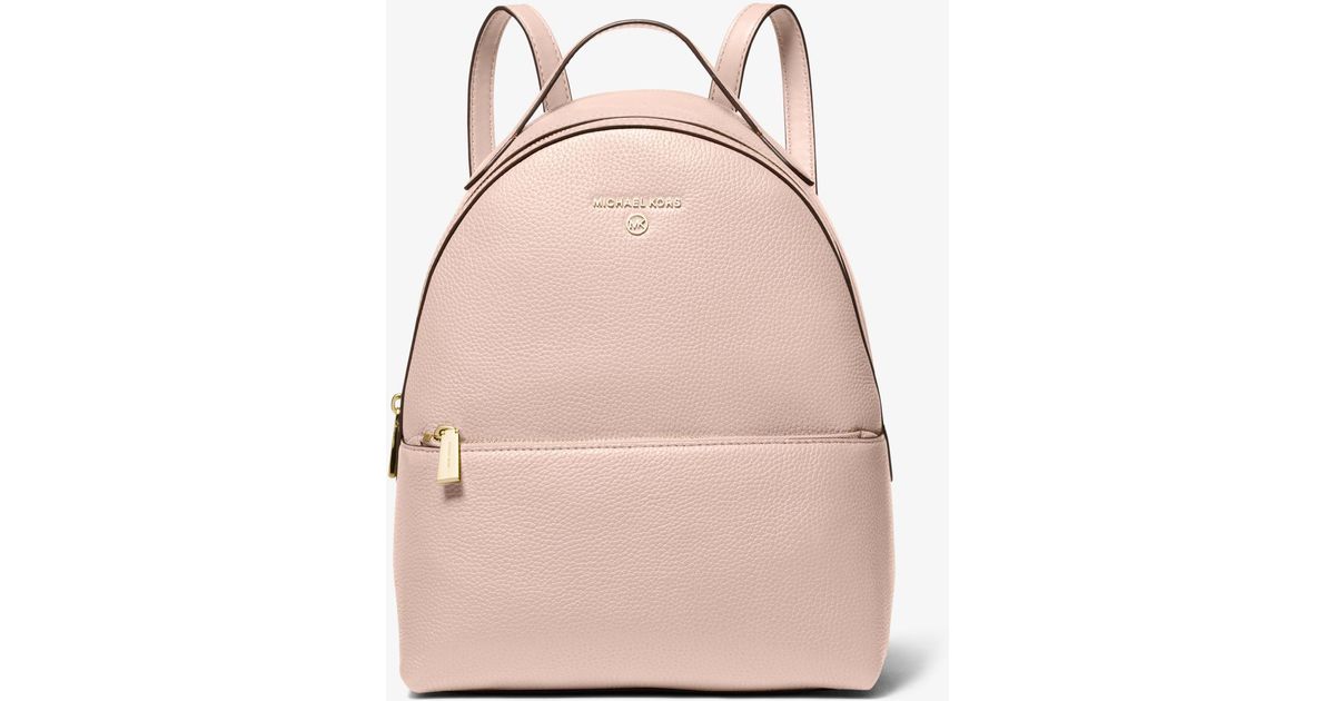 Michael Kors Leder Rucksack Valerie Medium Aus Gekrispeltem Leder in