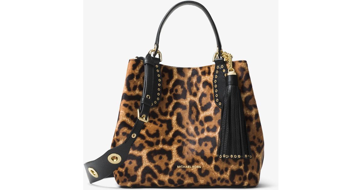 mk leopard bag