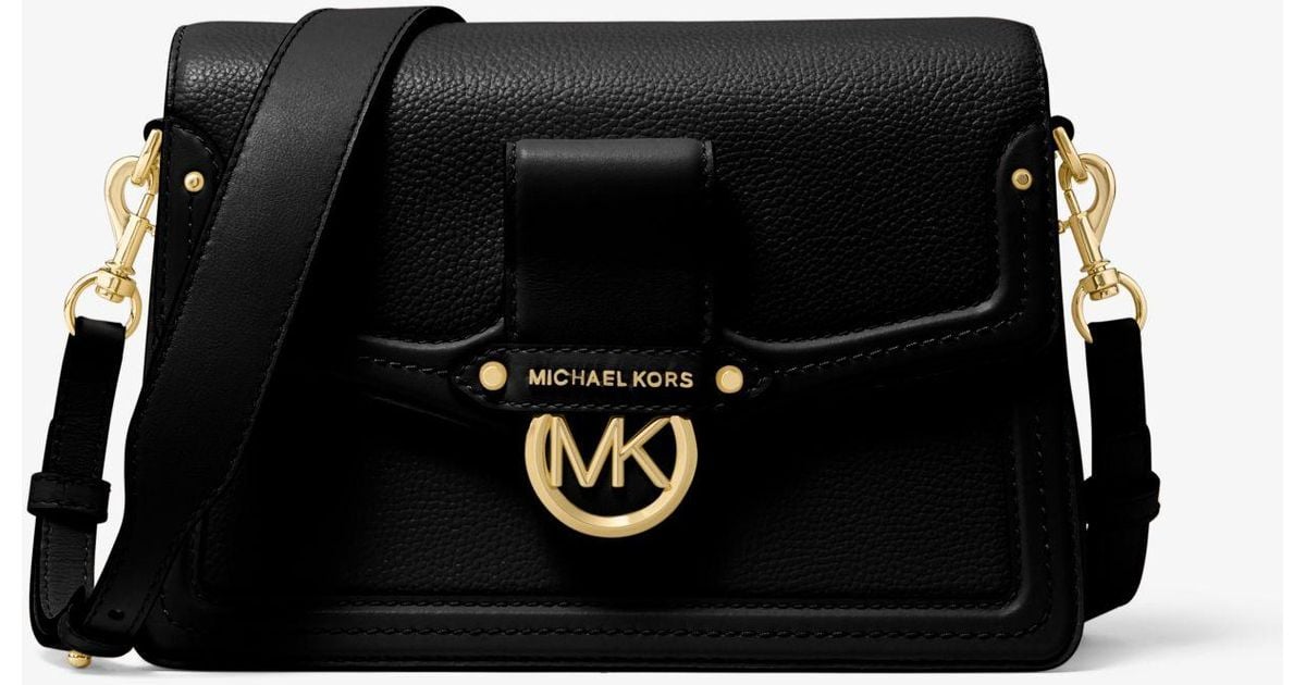 Michael michael kors jessie medium pebbled leather shoulder bag hotsell