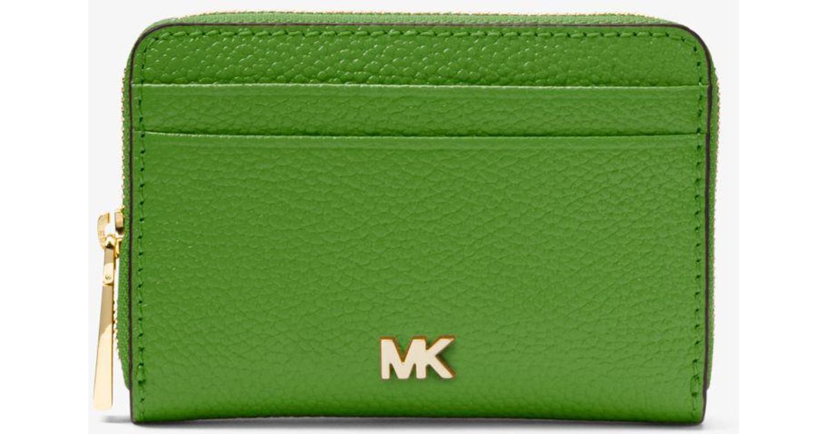 mk green wallet