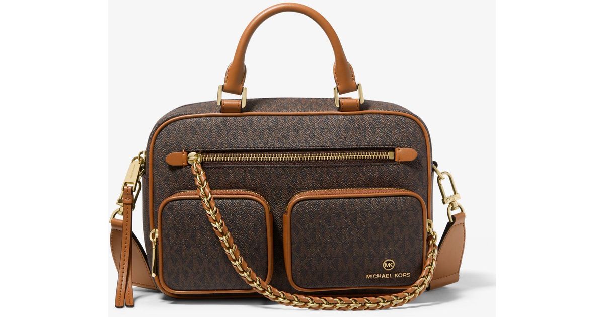 Michael Kors Elliot Medium Logo Messenger Bag Lyst Canada