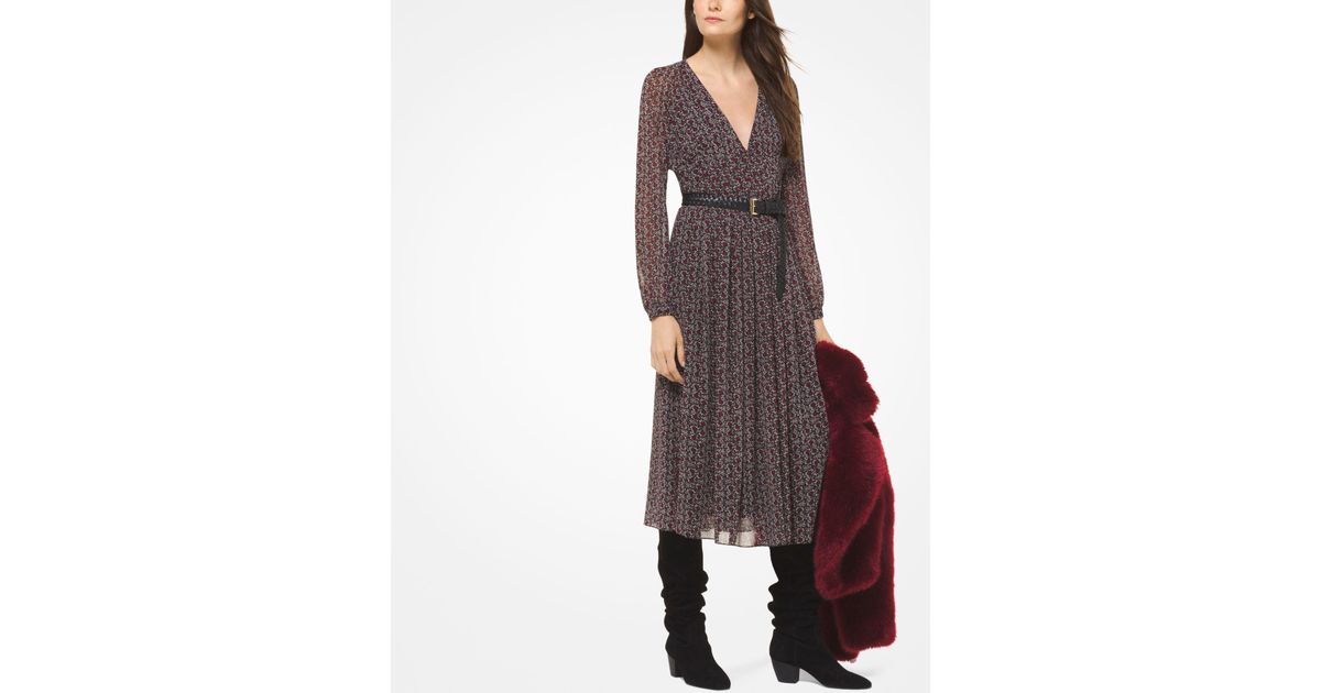 michael kors chiffon dress